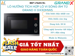 Lò vi sóng kết hợp nướng GrandX GX30MW5 - Made in Malaysia